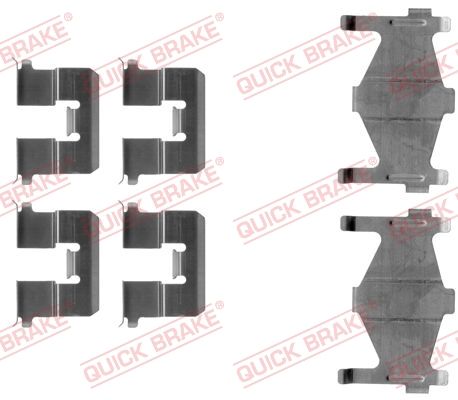 QUICK BRAKE Комплектующие, колодки дискового тормоза 109-1206